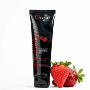 Lubrifiant Fraise à base d'Eau Orgie 100 ml