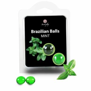 Boules Brésiliennes Parfum Menthe x2