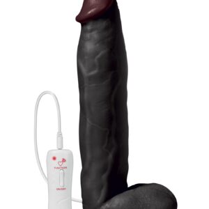 Vibromasseur réaliste XXL The Power Noir 31 cm