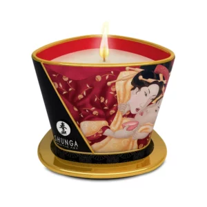 Bougie De Massage Shunga Vin Pétillant Fraise 170 ml