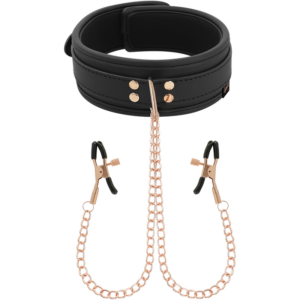 Collier & Pinces à Tétons Coquette - Sensuel & BDSM