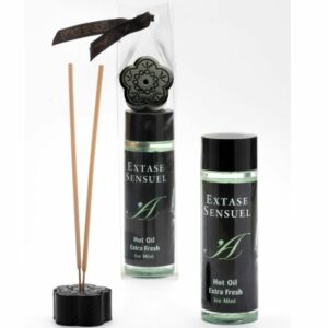 Coffret Encens Huile de Massage Sensuelle Menthe Glacée