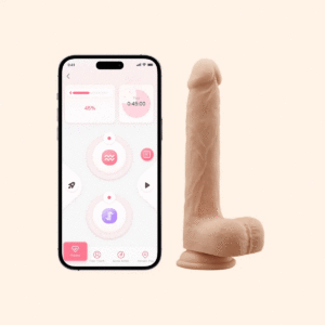 Gode Réaliste Va-et-Vient Chauffant Connecté Luis