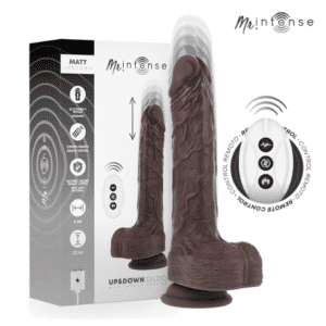 Gode Réaliste Télécommandé Va-et-Vient Matt